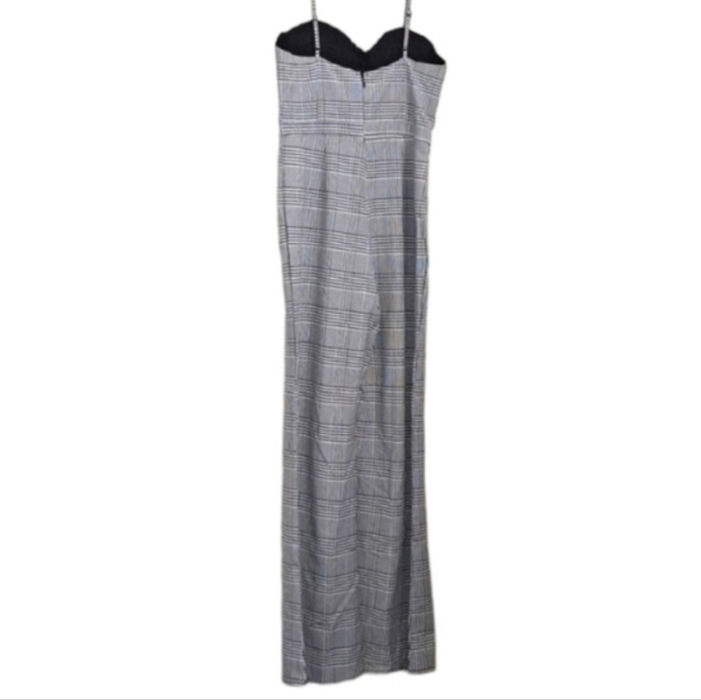 Olivaceous Jumpsuit Plaid Adjustable Spagetti Straps Size Large NWT - Picture 10 of 15